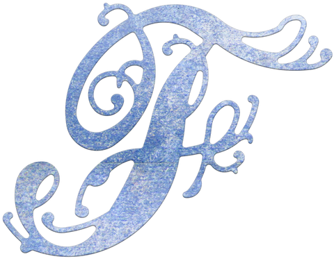 Cheery Lynn Designs Lace Flourish Letter F Die - Calligraphy (500x500)