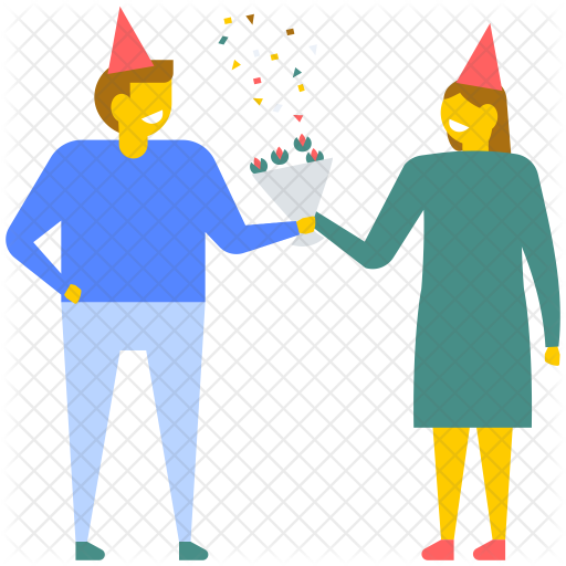 Happy Wedding Anniversary Icon - Birthday (512x512)