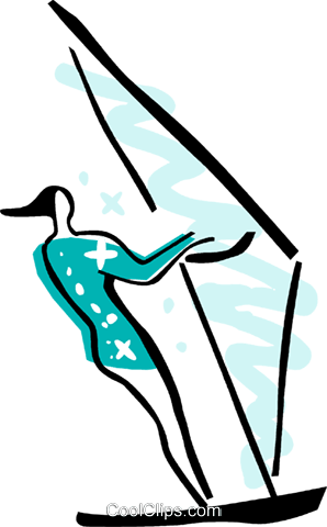 Windsurfing Royalty Free Vector Clip Art Illustration - Windsurfing Royalty Free Vector Clip Art Illustration (298x480)