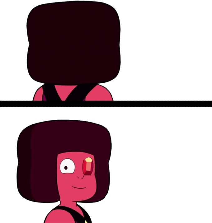 Red Pink Clip Art Cartoon Eye - Steven Universe Rubies Jasper (680x765)