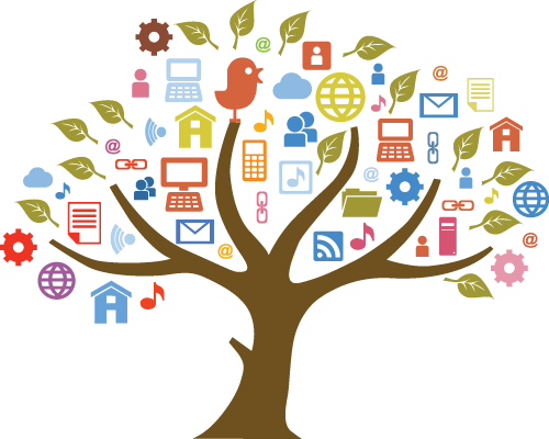 Skip To Content Cropped Digital Media Tree - Effects Of Media On Youth (500x400)