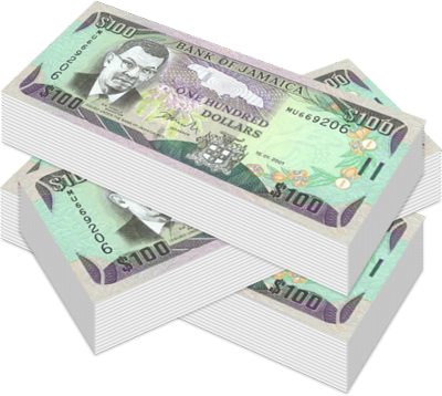Stack Of Magazines Png - Jamaican 100 Dollar Bill (400x358)