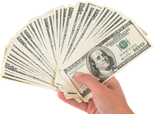 Dollar Banknotes Transparent Background Png - Invest In Houses. Quickest Way To Flipping Houses & (615x413)
