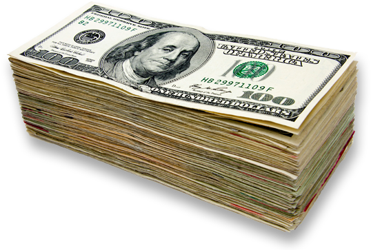 Stacks Of Money Png - Art Of Money Getting (550x365)