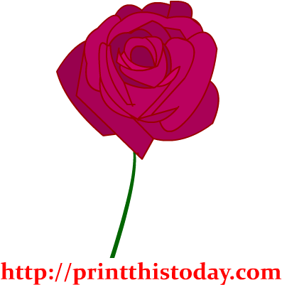 Free Valentine Clip Art - Garden Roses (417x417)
