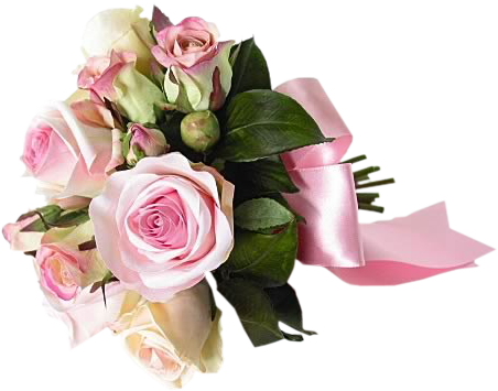 Pink Roses Transparent Bouquet Clipartu200b Gallery - Dil To Pagal Hai (452x355)