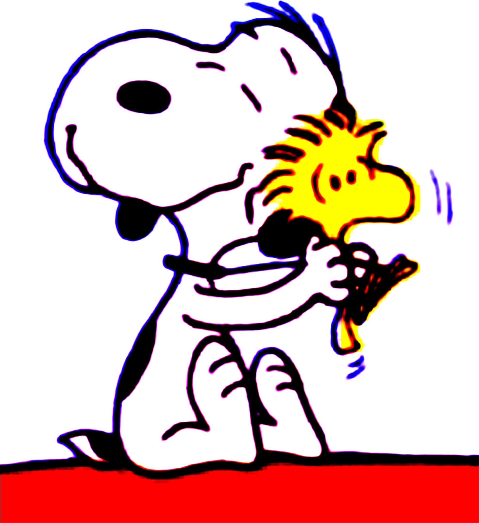 Give Me A Hug By Bradsnoopy97 - Cartoon (1972x2227)