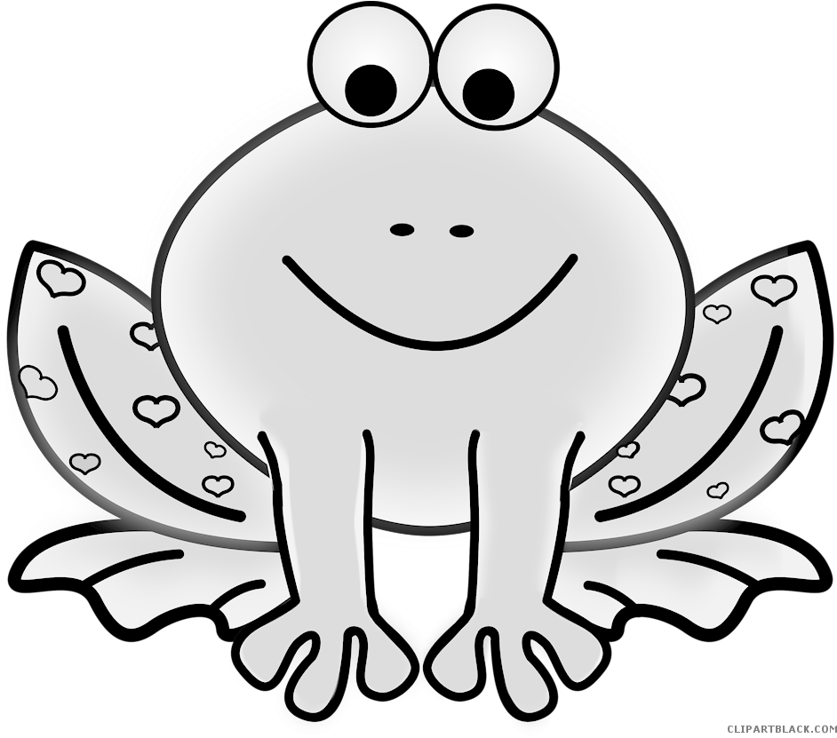 Frog Face Animal Free Black White Clipart Images Clipartblack - Coqui Frog Clip Art (958x833)