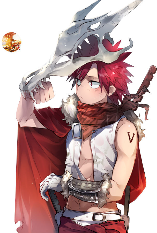 My Hero Academia Anime Sakura Haruno Manga - Eijirou Kirishima Fanart (638x900)