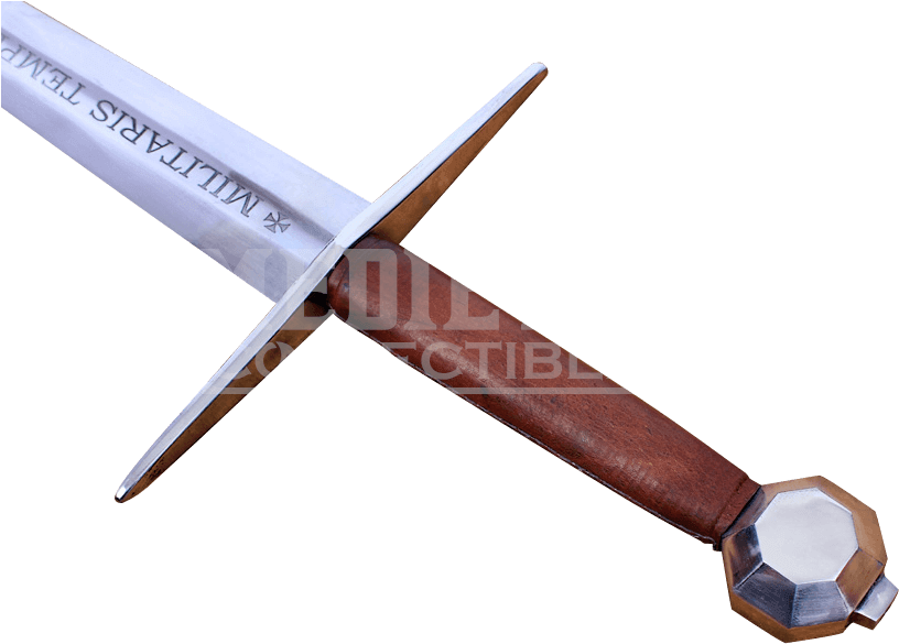 12th Century Medieval Sword With Scabbard - Hunting Knife (847x847)