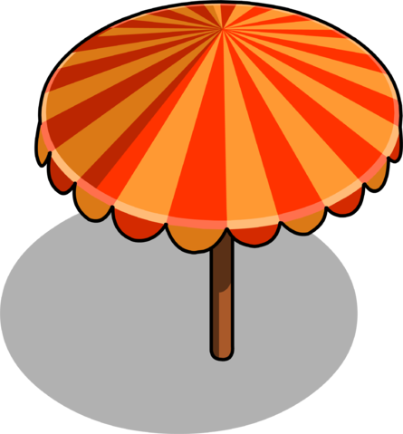 Patio Parasol Sprite 001 - Patio Parasol Sprite 001 (445x479)
