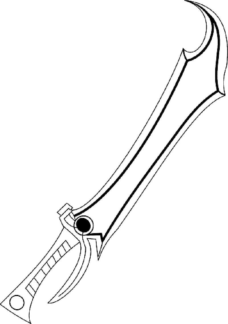 Statue - Fantasy Sword Clipart (800x1137)