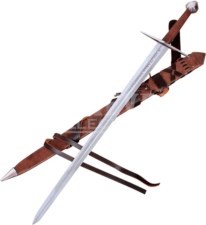12th Century Medieval Sword With Scabbard - Longbow (784x784)