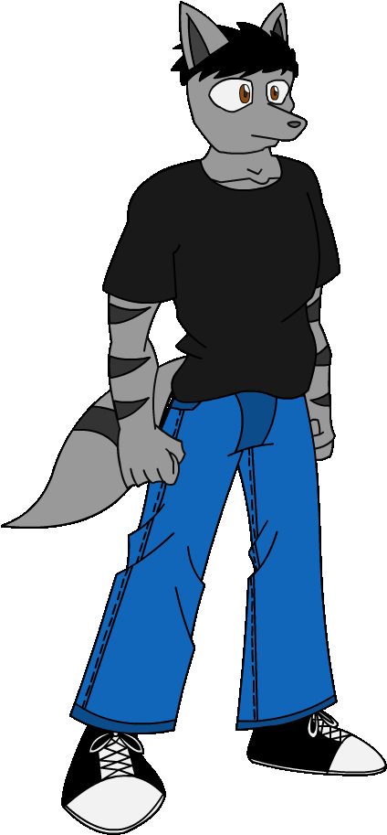 Alastair In A Blank Black Shirt By Dannythemartian - Cartoon (447x936)