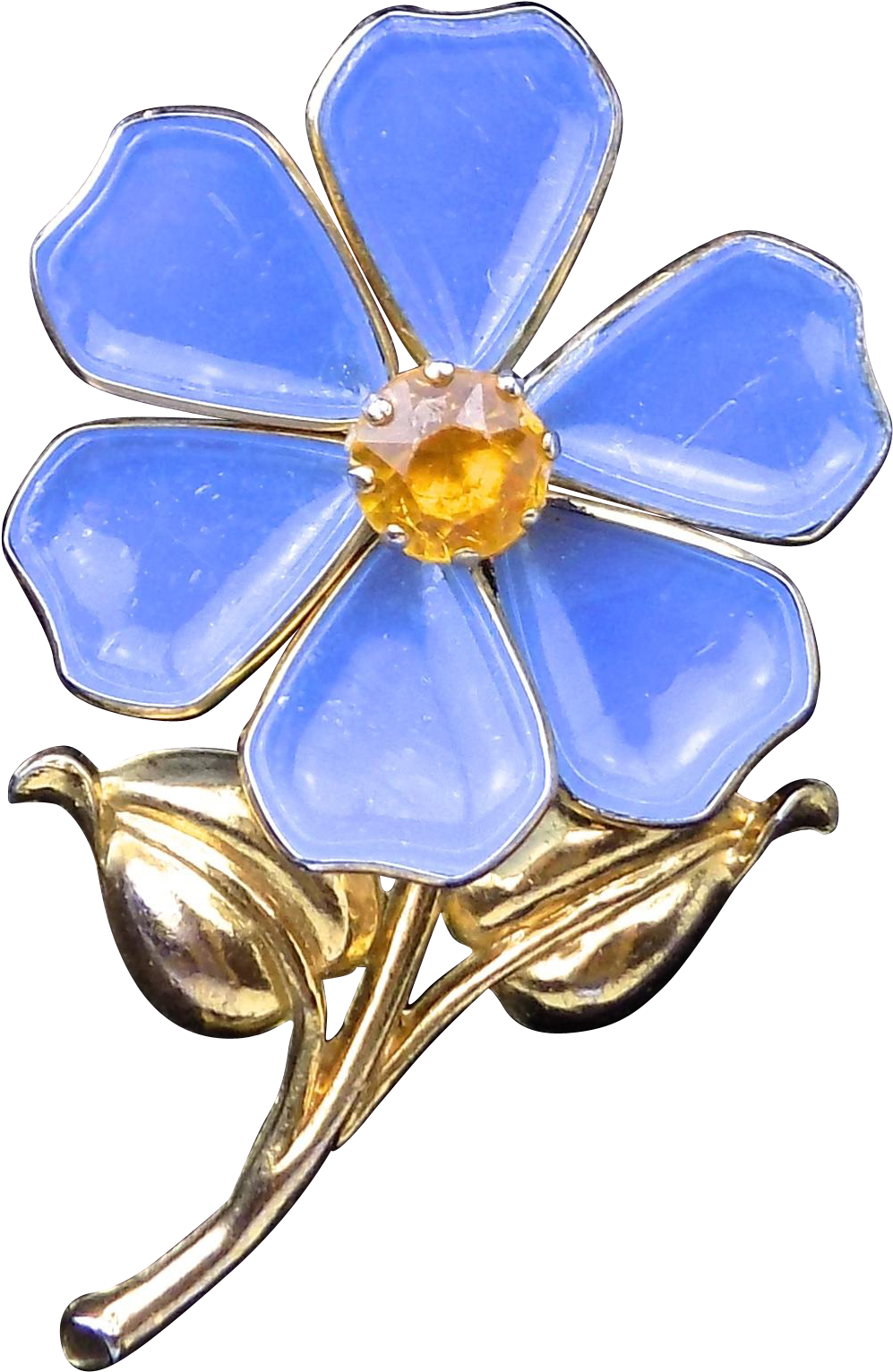 1940's Poured Glass Fur Clip Although Unsigned, I Have - Glass (1531x1531)
