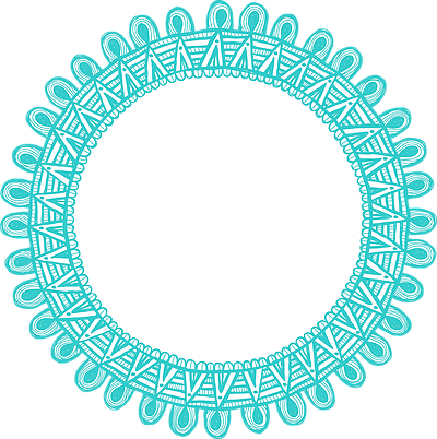 Turquoise Frame - Design (400x402)