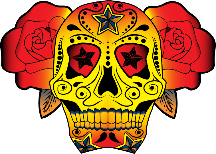 Vergil Tattoo Skull Clip Art - Skull (757x540)
