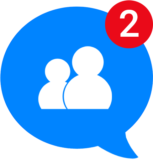 Free Download Messages, Text And Video Chat For Messenger - Facebook Messenger (512x512)