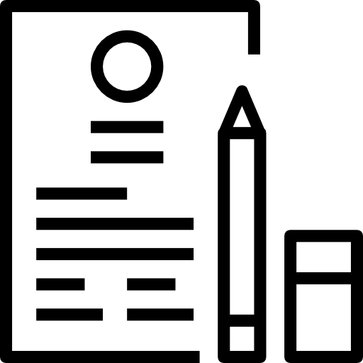 Resume Writing Services - Curriculum Icon (512x512)