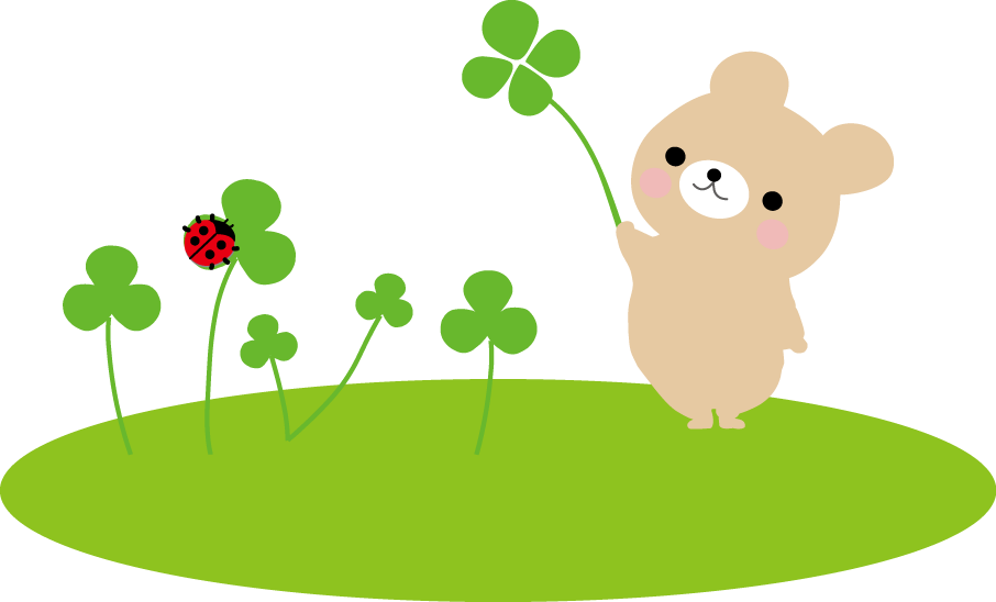Four Leaf Clover Wallpaper - うさぎ 画像 可愛い イラスト (906x548)