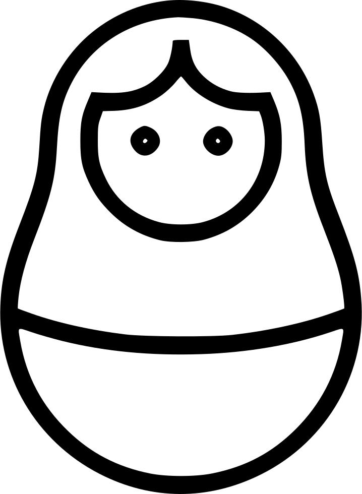 Matryoshka Doll Png - Matryoshka Doll (718x980)