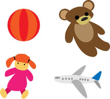 Toys, Kids, Playing, Childhood, Child - Toys Graphic (378x340)