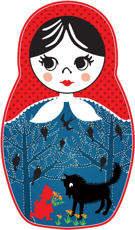 Matryoshka Doll Png - Clip Art (625x843)