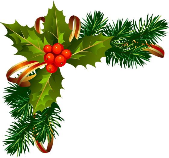 Christmas Note, Christmas Letters, Christmas Frames, - Christmas Holly Borders (600x588)