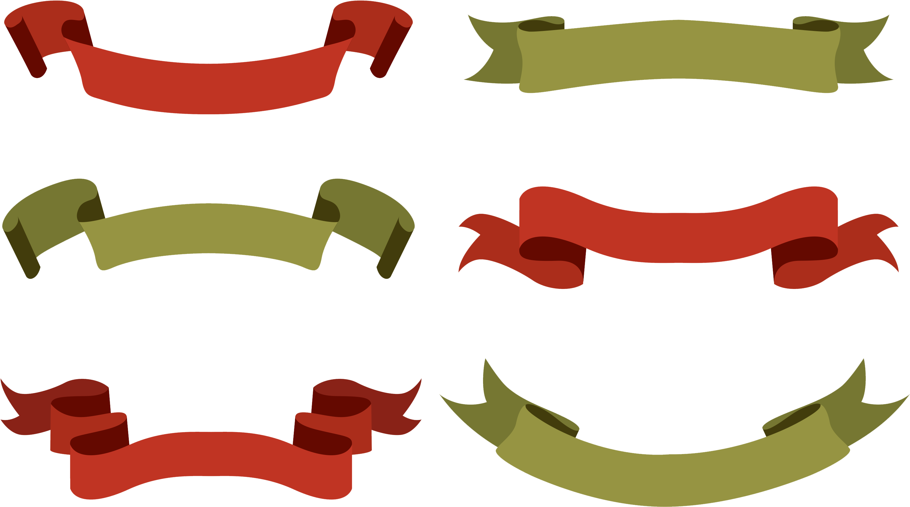 Paper Ribbon Logo Clip Art - Vector Graphics (3333x3333)