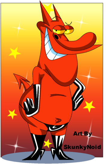 Patchi1995 8 2 - Cow And Chicken The Red Guy (400x579)