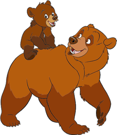 Brother Bear Clip Art - Love All Living Beings (394x458)