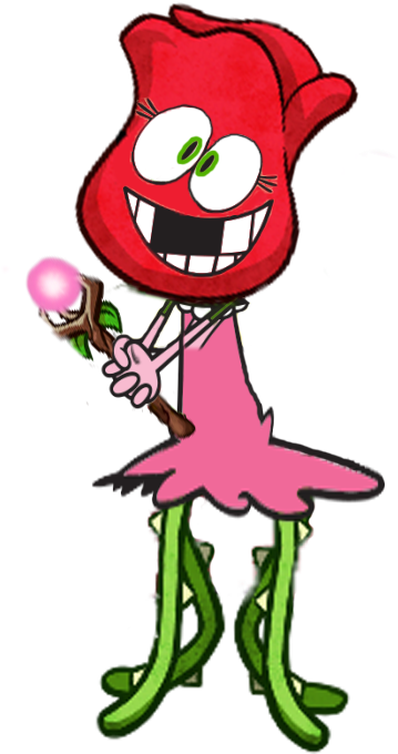 Flowering Plant Cartoon Clip Art - Cartoon (374x712)