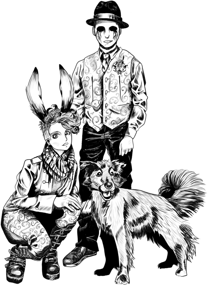 Holiday Card Ink 2016 By Bunnyko - Child (783x1021)