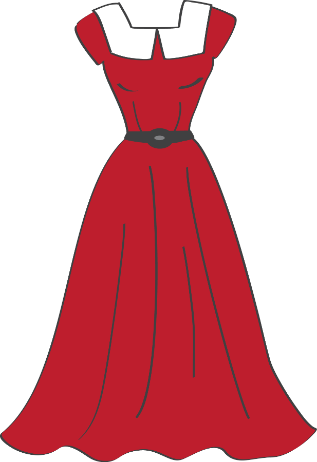 Costura E Roupas - Dress Clipart (617x900)