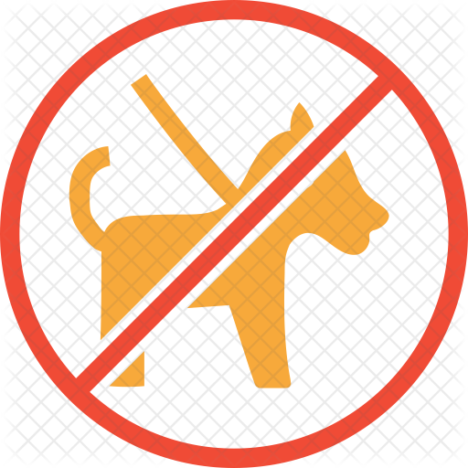 Dog Not Allowed Icon - Did The Greeks Use Horses (512x512)