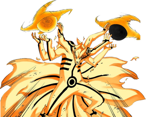 Who Wins Prime Naruto Vs Sayain Saga Speed Equalized - Asura Kurama Mode (600x480)