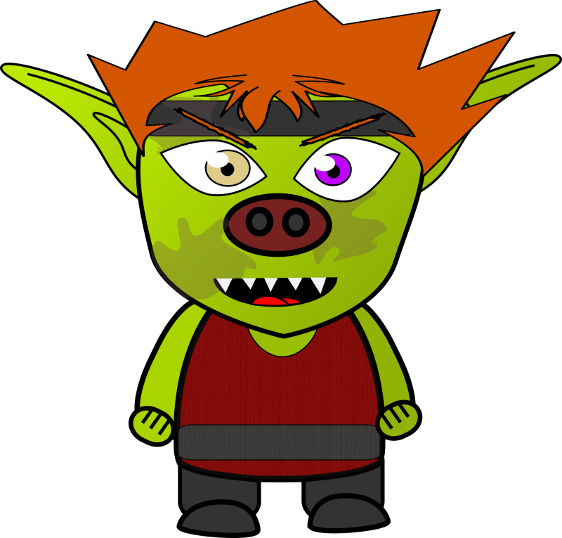Pin Goblin Clipart - Goblin Clip Art (800x765)