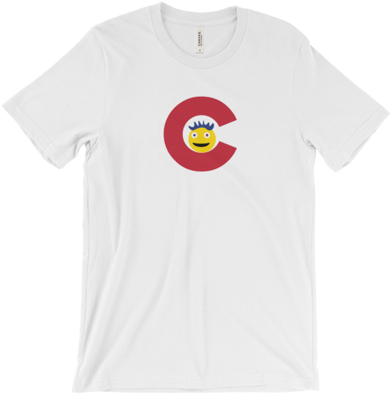 Colorado Emoji Mens T-shirt - Raglan Sleeve (600x600)