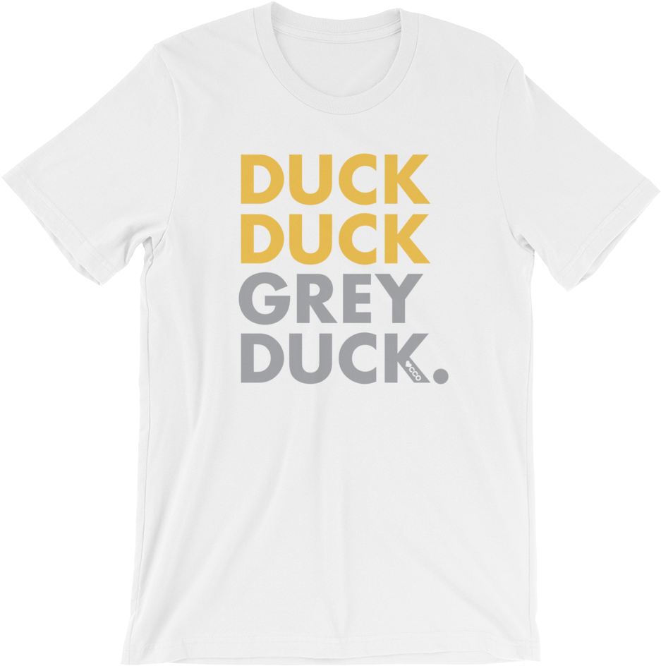 Image Of Duck Duck Grey Duck T-shirt - Active Shirt (1000x1000)