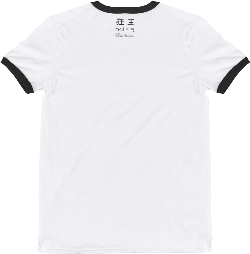 Protocubist Ringer T In White, Black And Flesh - Ringer T-shirt (1000x1000)