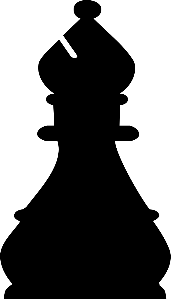Bishop Chess Piece Comments - Queen Chess Piece Clipart (560x980)