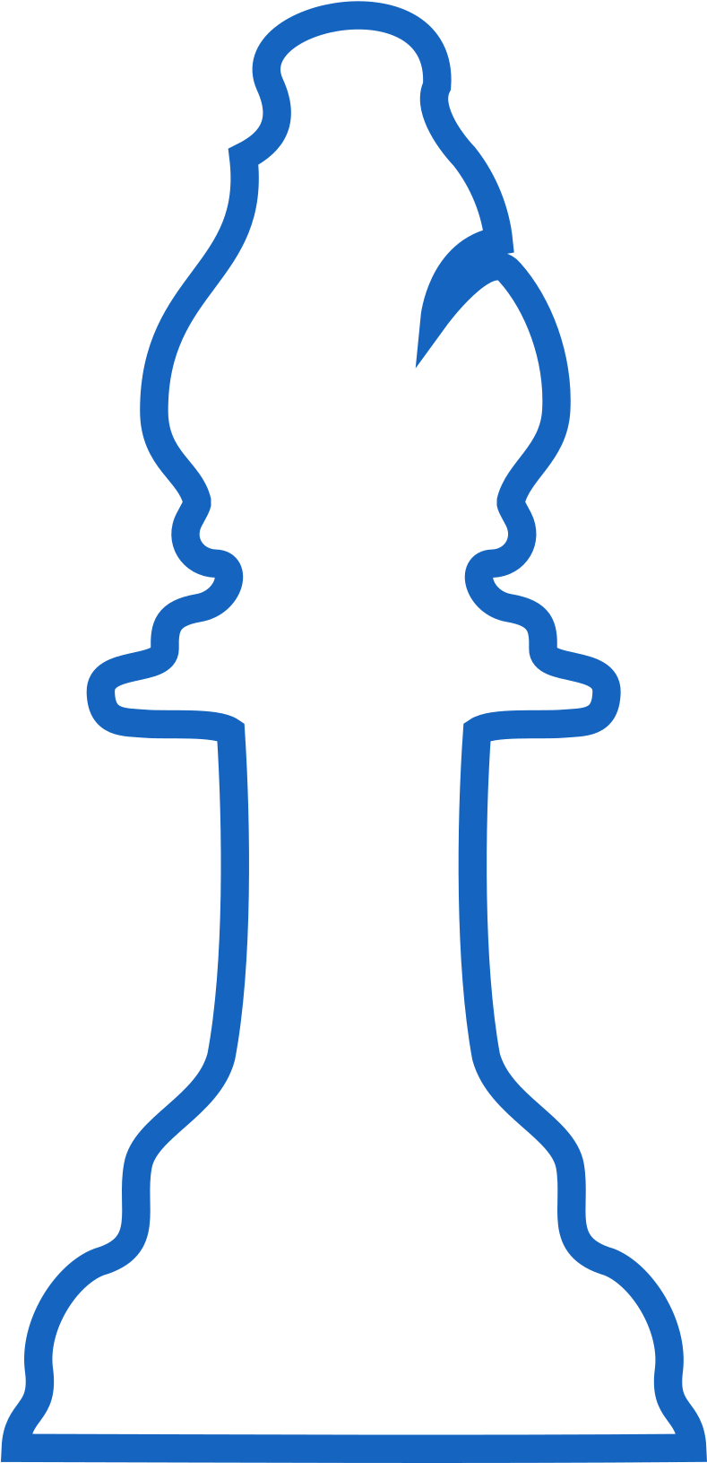 Silhouette Staunton Chess Piece Bishop / Alfil - Bishop (2400x2400)