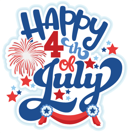Happy 4th Of July Title Cute Svg Cut Files Svg Scrapbook - Scalable Vector Graphics (432x432)