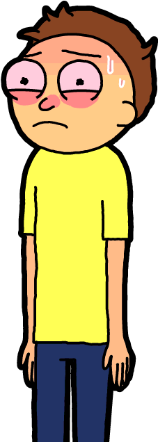 Flu Morty - Pocket Mortys Reptile Morty (300x650)