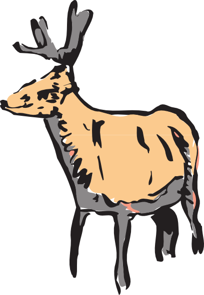 Free Deer Clip Art Png - Wildlife (500x724)