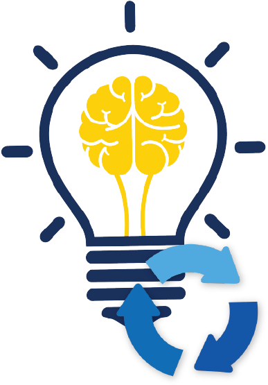 Re-certification Training Lightbulb - Brain Light Bulb Vector (406x566)