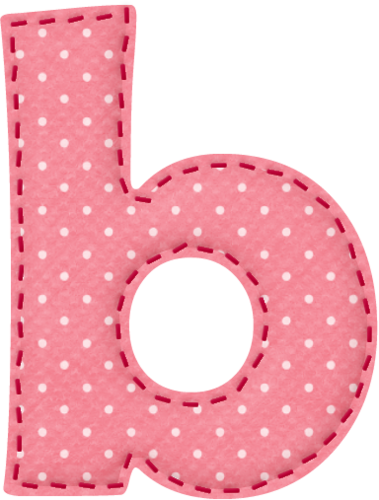 Lliella Strawberrykisses1 B - Abecedario Lunares Rosas (379x500)