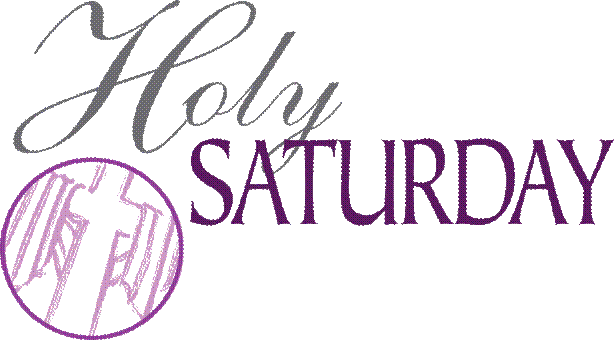 Saturday Clipart Clip Art - Holy Saturday Clip Art (614x340)