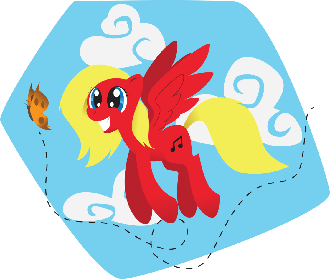 Inspectornills, Butterfly, Flying, Oc, Oc - Cartoon (1280x948)