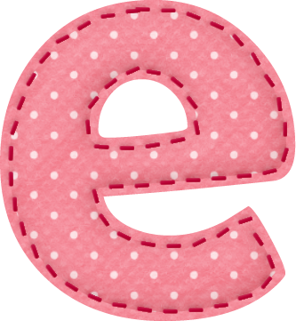 Lliella Strawberrykisses1 E - Polka Dot Letters Png (333x361)